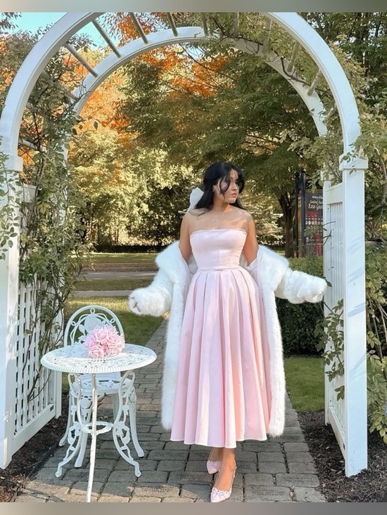 House of CB Dresses & Skirts - House of CB Contessa Parisian Pink Strapless Corset Midi Dress NWOT size S $299